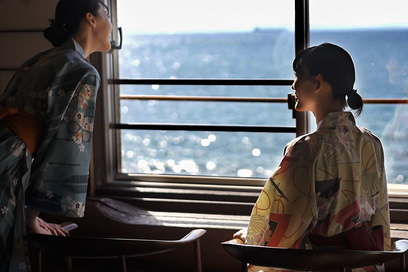 写真：お部屋の窓際